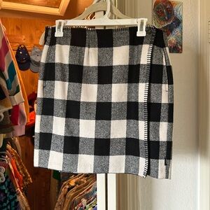 Woolrich Buffalo plaid wrap skirt